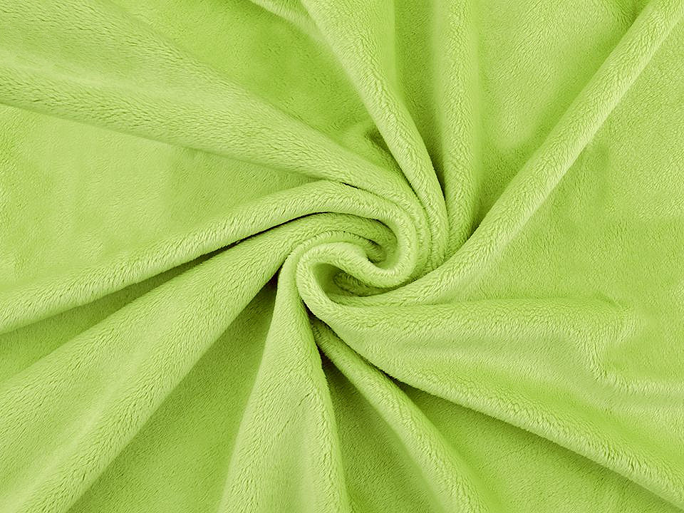 Soft fleece - Verde lime (1 Metru)
