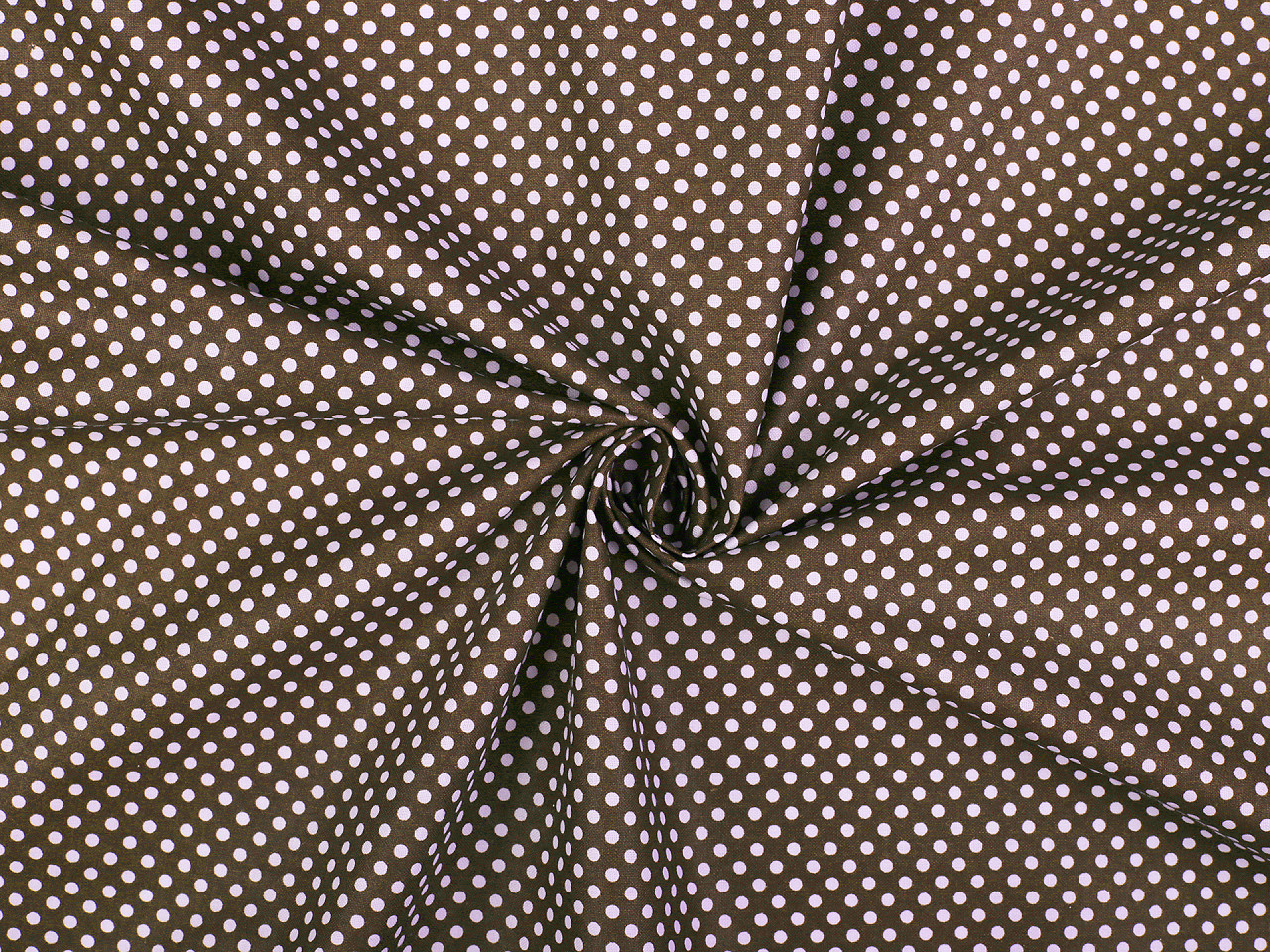 Material bumbac cu buline - Verde pastel deschis (10 Metri) Material bumbac cu buline - Verde pastel deschis (10 Metri)