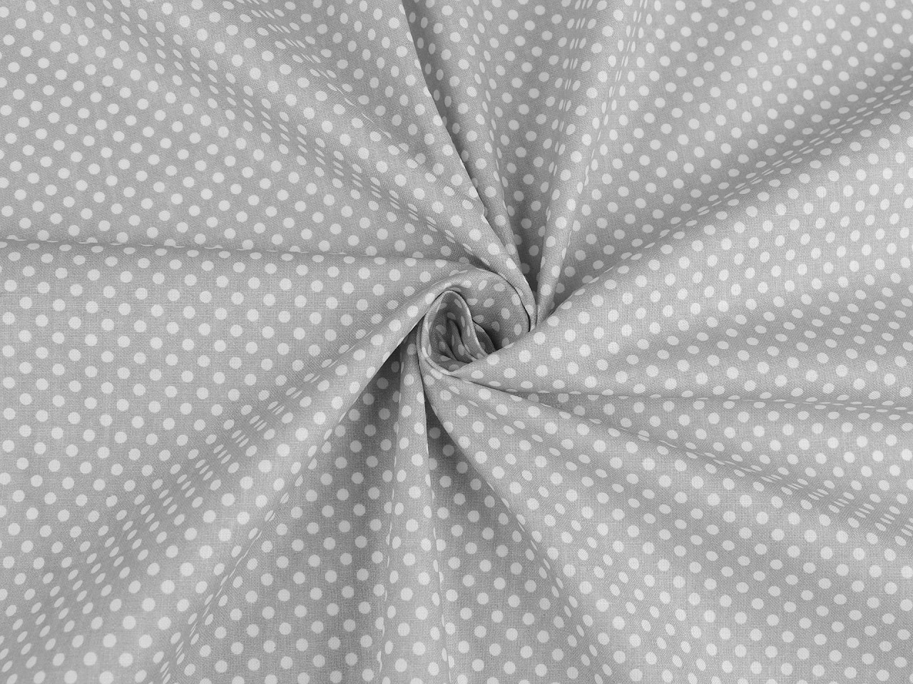 Material bumbac cu buline - Verde pastel deschis (10 Metri) Material bumbac cu buline - Verde pastel deschis (10 Metri)