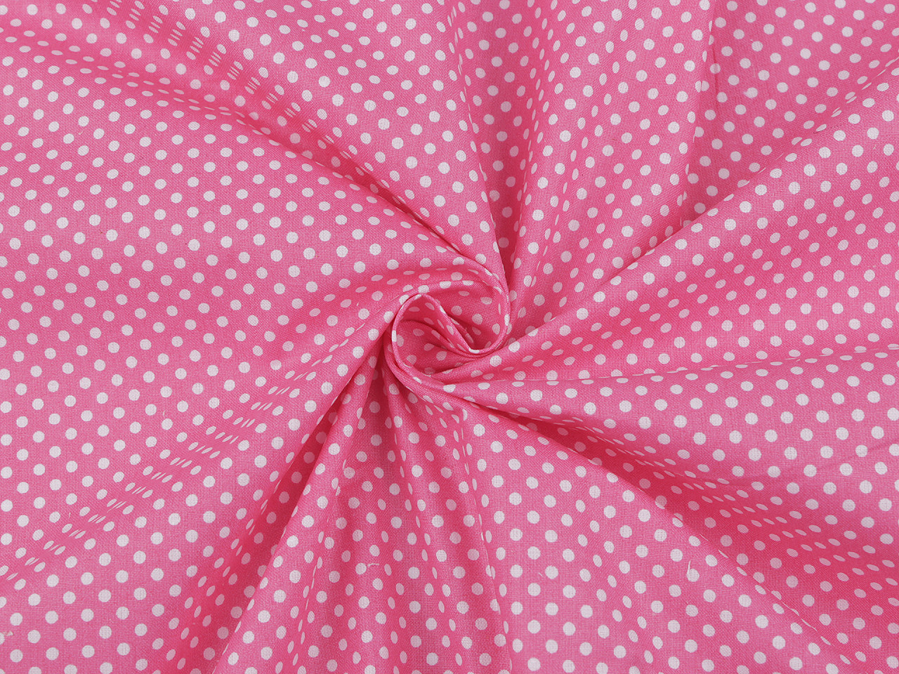 Material bumbac cu buline - Verde pastel deschis (10 Metri) Material bumbac cu buline - Verde pastel deschis (10 Metri)