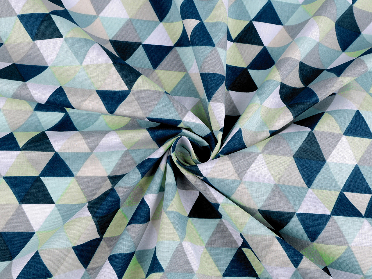 Material bumbac imprimat, motive geometrice - Roz deschis (1 Metru) Material bumbac imprimat, motive geometrice - Roz deschis (1 Metru)