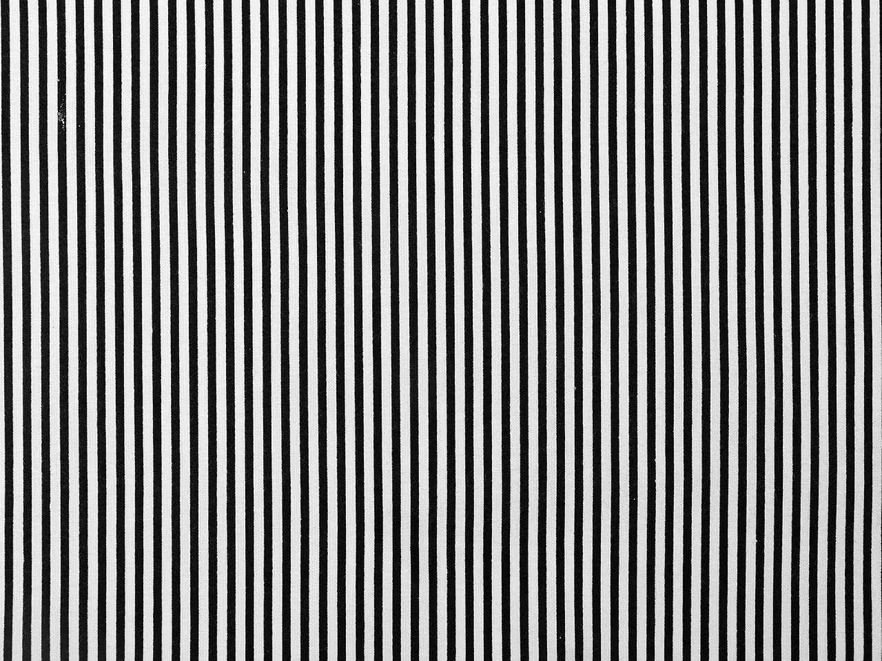 Bumbac imprimat cu dungi - Albastru delta (1 Metru)