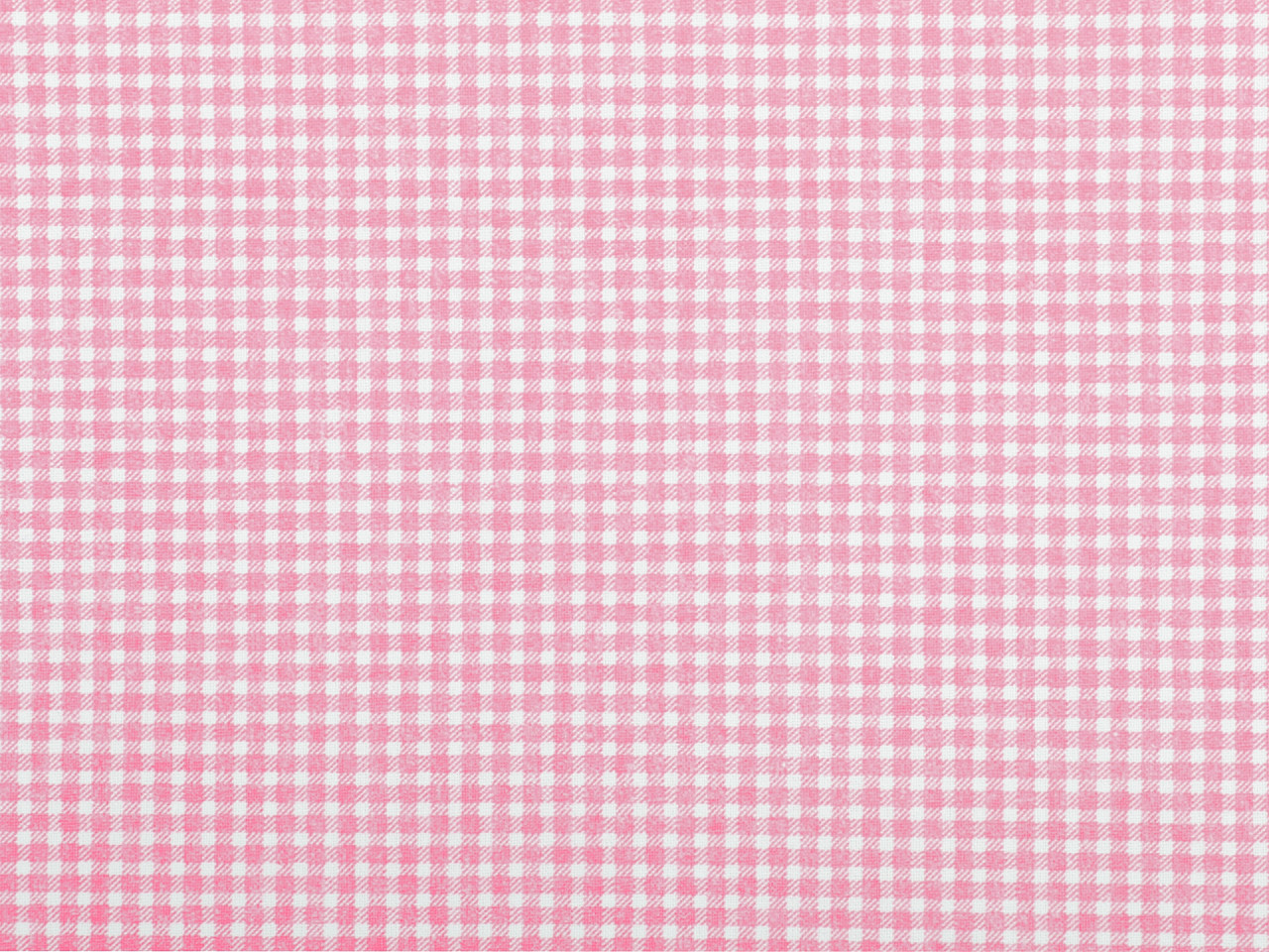 Bumbac imprimat carouri - Negru (1 Metru)