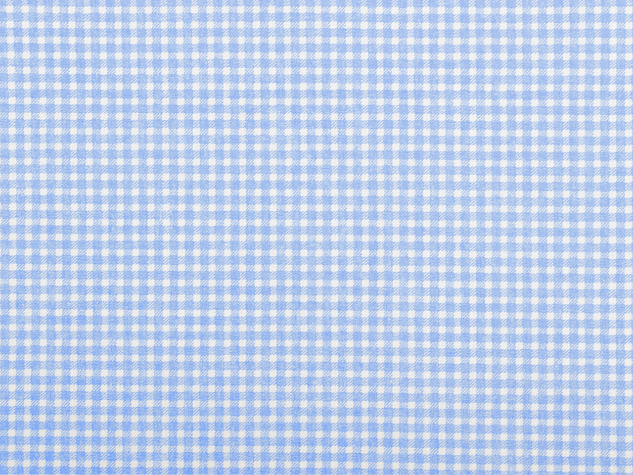 Bumbac imprimat carouri - Negru (1 Metru)