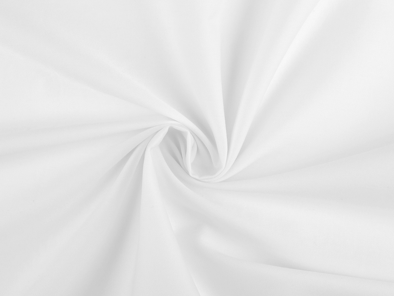 Bumbac satinat - Alb (1 Metru)