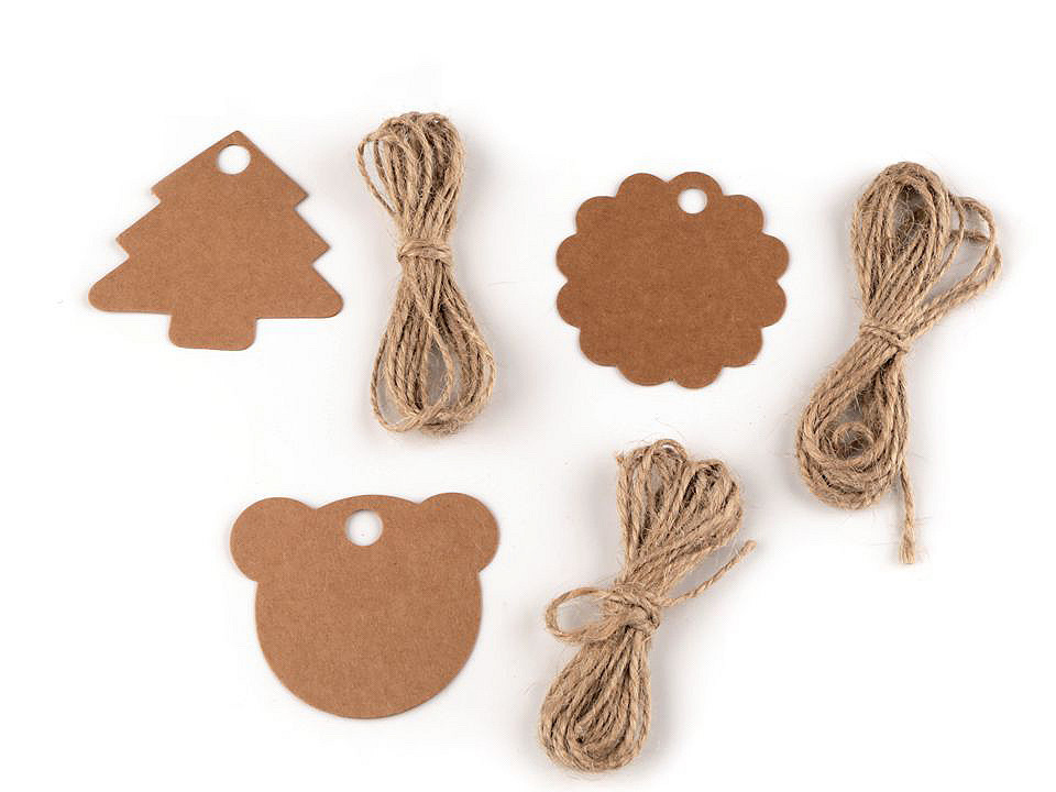 Etichete cu sfoară, diverse modele - Mix nr. 1 (24 Saci)