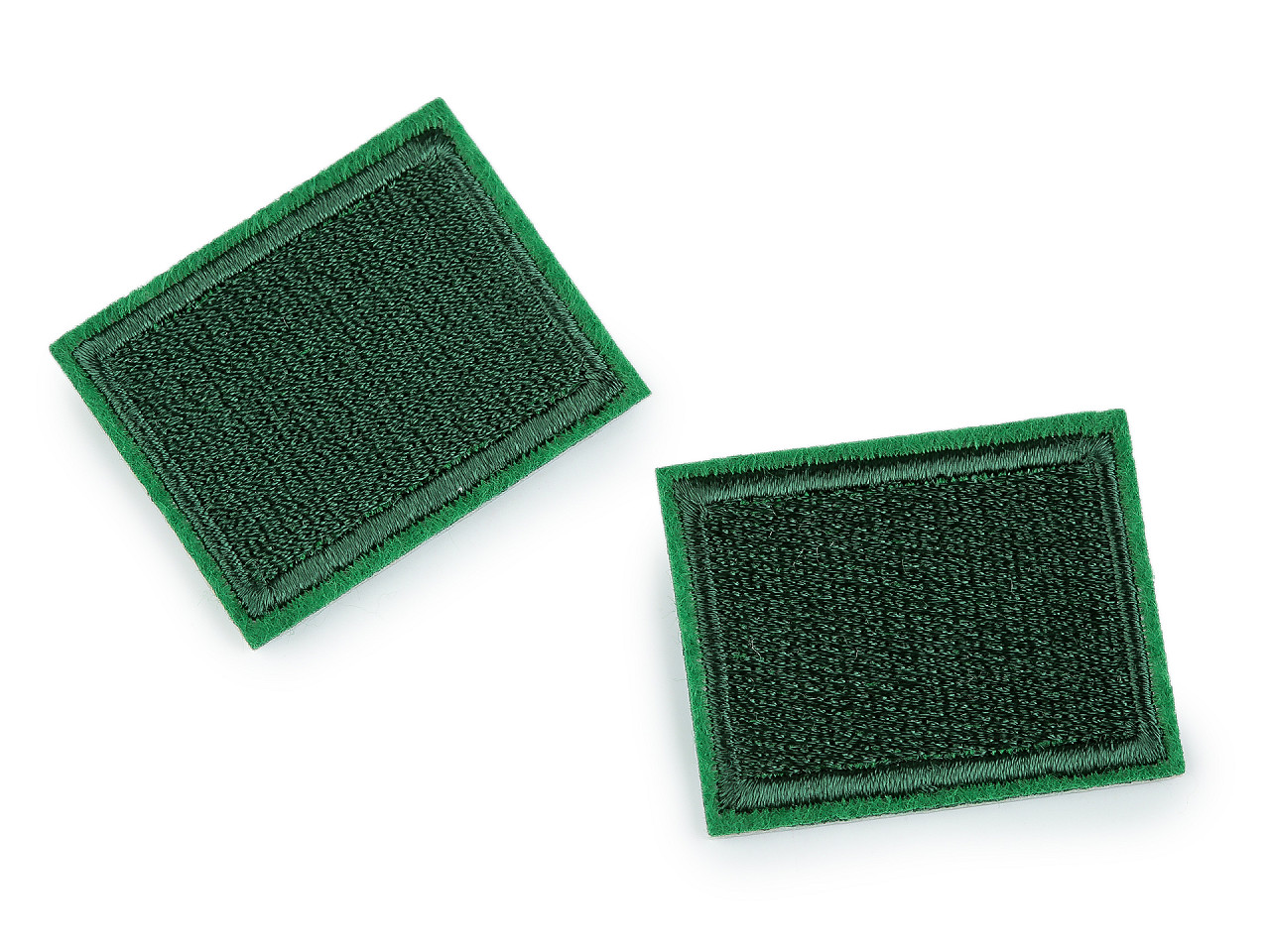 Aplicație / petic termoadeziv 3x4 cm - Albastru denim (10 Bucăți)