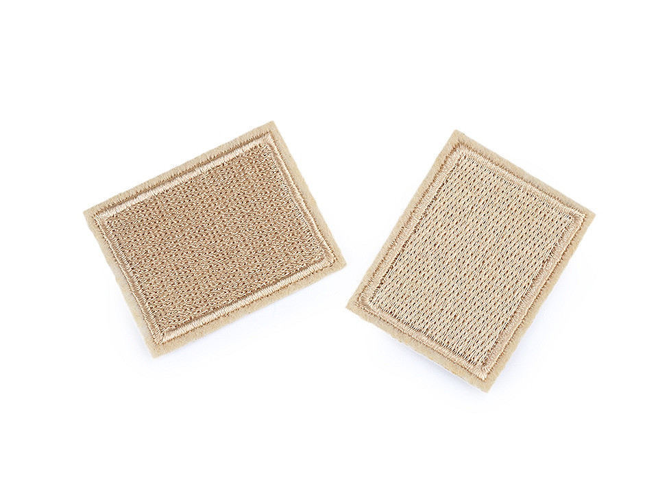 Aplicație / petic termoadeziv 3x4 cm - Albastru denim (10 Bucăți)