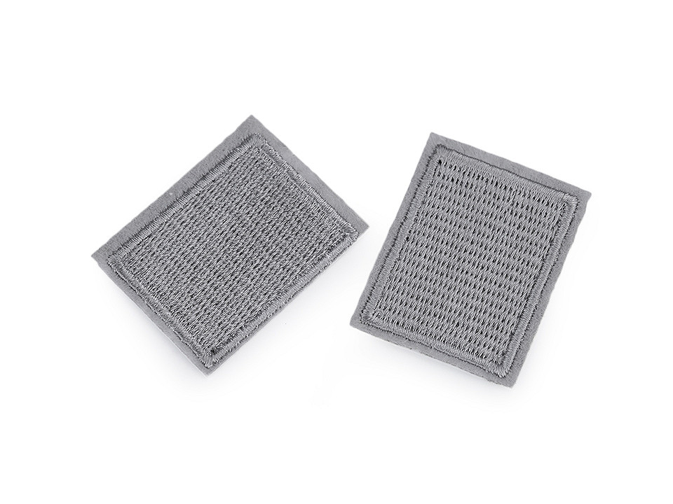 Aplicație / petic termoadeziv 3x4 cm - Albastru denim (10 Bucăți)