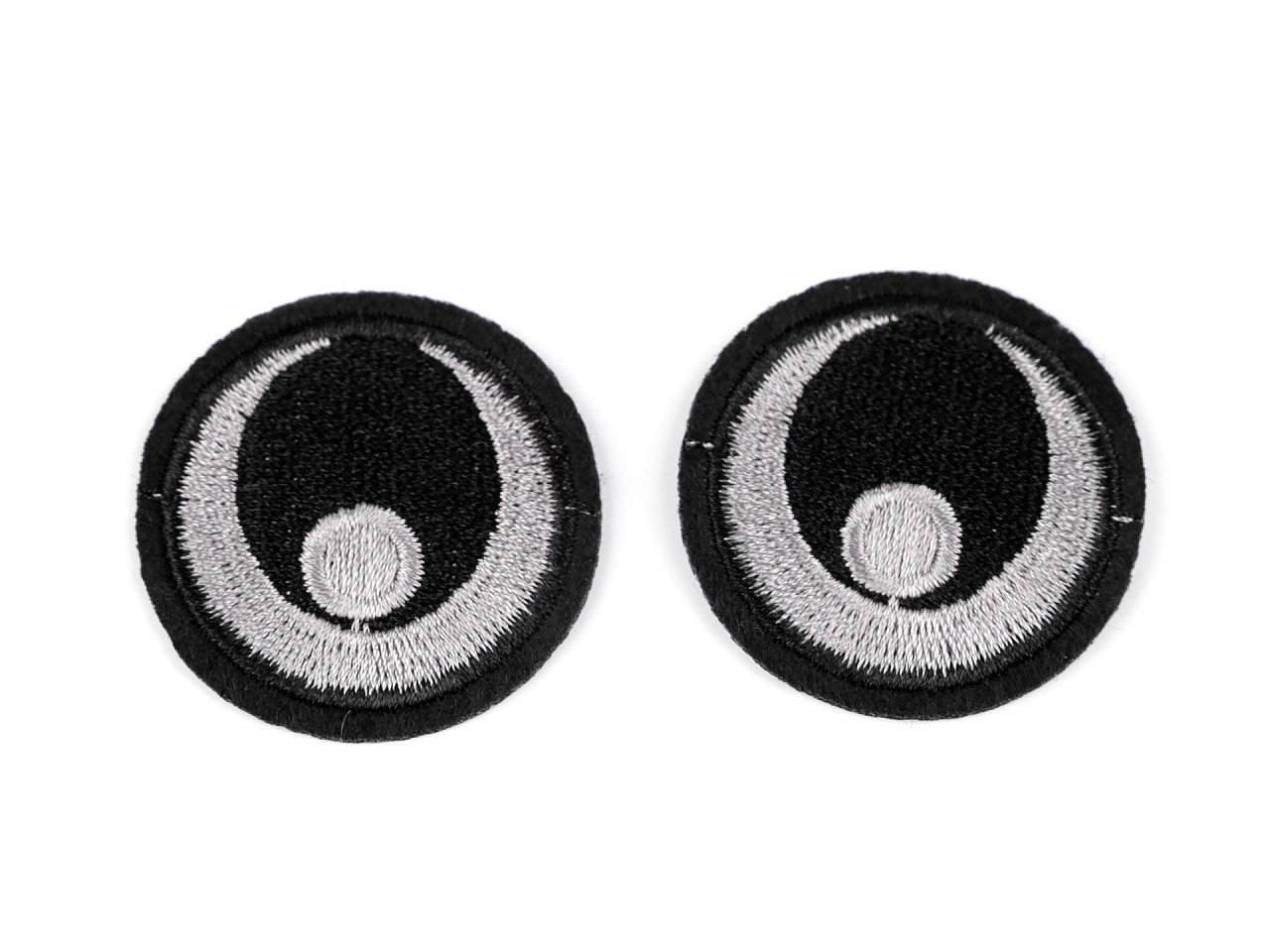 Aplicație termoadezivă ochi, ø38 mm - Maro (10 Bucăți) Aplicație termoadezivă ochi, ø38 mm - Maro (10 Bucăți)