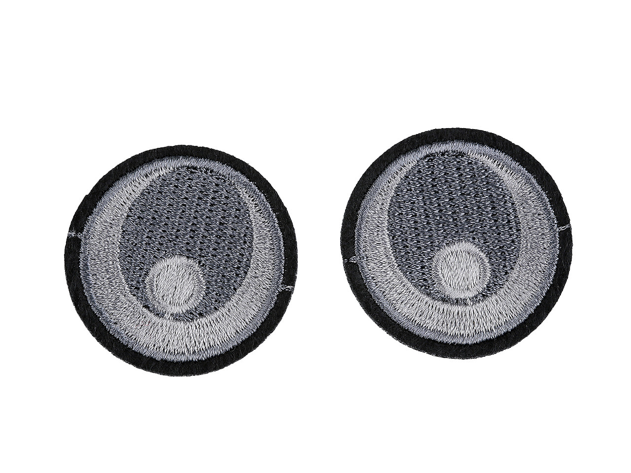 Aplicație termoadezivă ochi, ø38 mm - Maro (10 Bucăți) Aplicație termoadezivă ochi, ø38 mm - Maro (10 Bucăți)