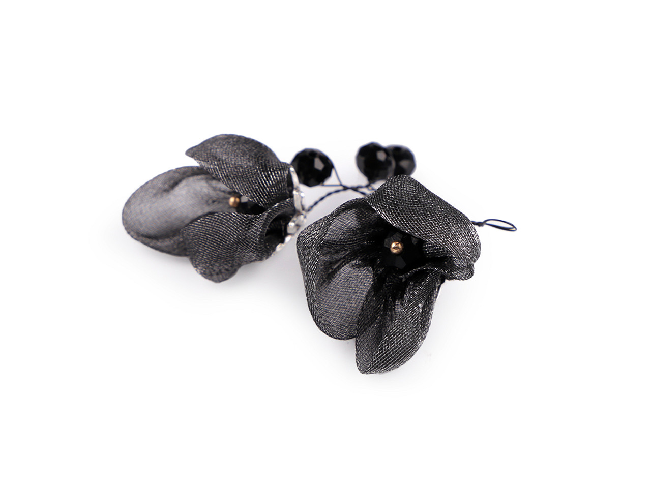 Flori textile pentru ornare - Roz pudrat (1 Bucată)