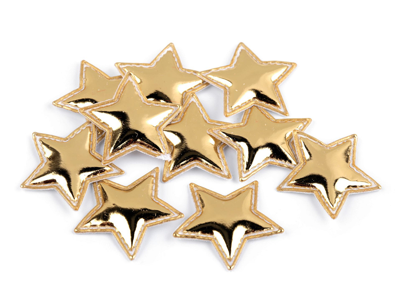 Stea de crăciun 3d ø30 mm - Argintiu (10 Bucăți)