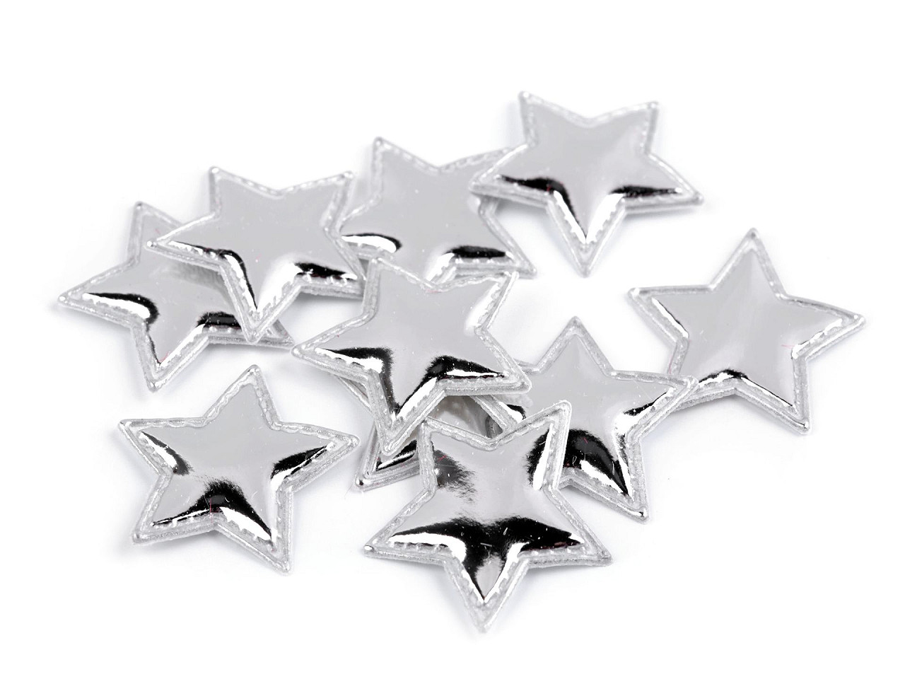 Stea de crăciun 3d ø30 mm - Argintiu (10 Bucăți)