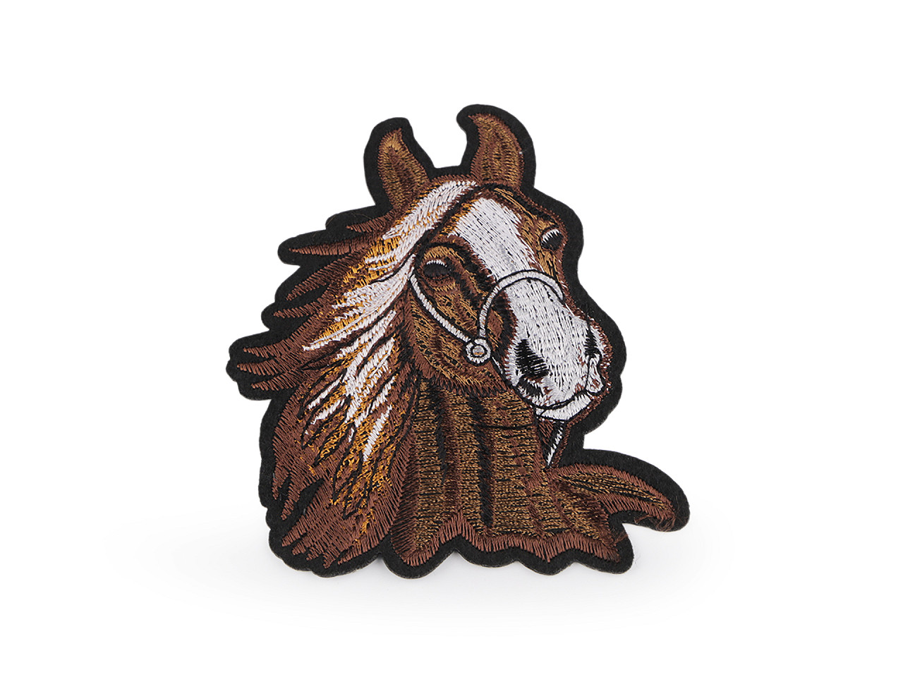 Aplicatie termoadeziva cal - Gri neutral (1 Bucată)