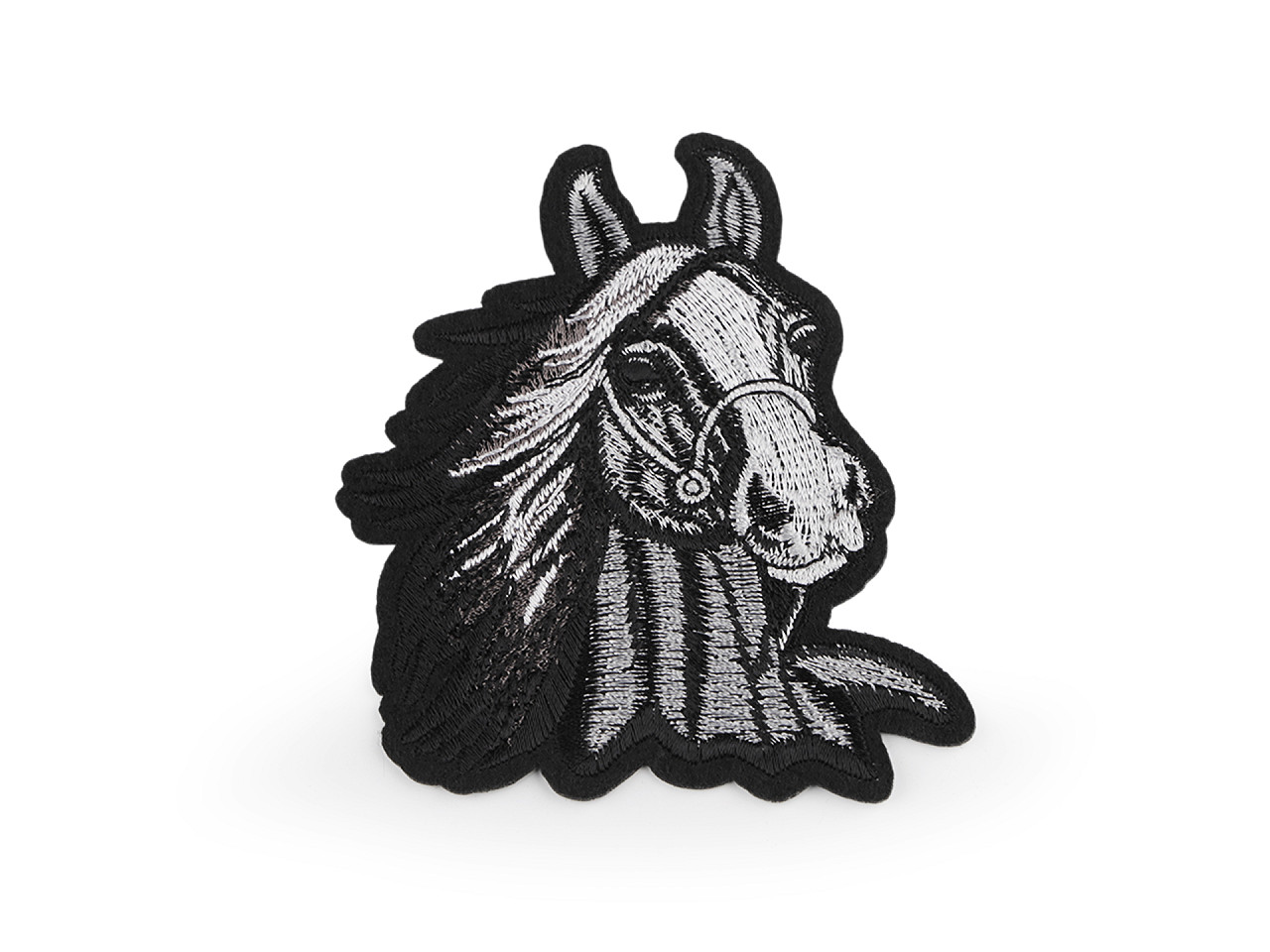 Aplicatie termoadeziva cal - Gri neutral (1 Bucată)