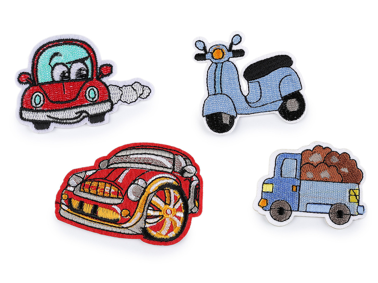 Aplicație termoadezibilă mașină, scuter - Albastru celest (10 Bucăți)