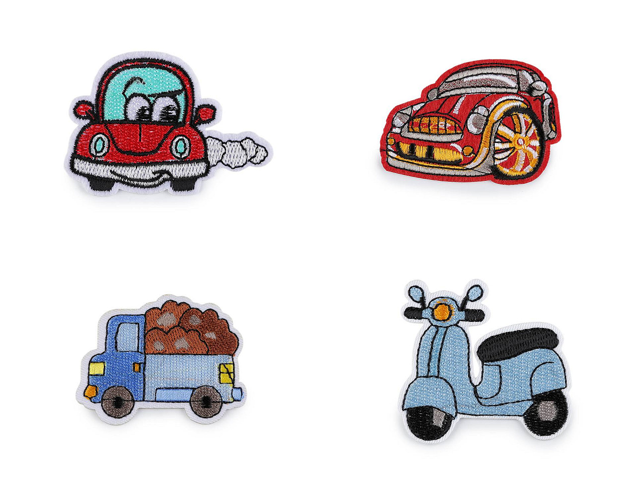 Aplicație termoadezibilă mașină, scuter - Albastru celest (10 Bucăți)