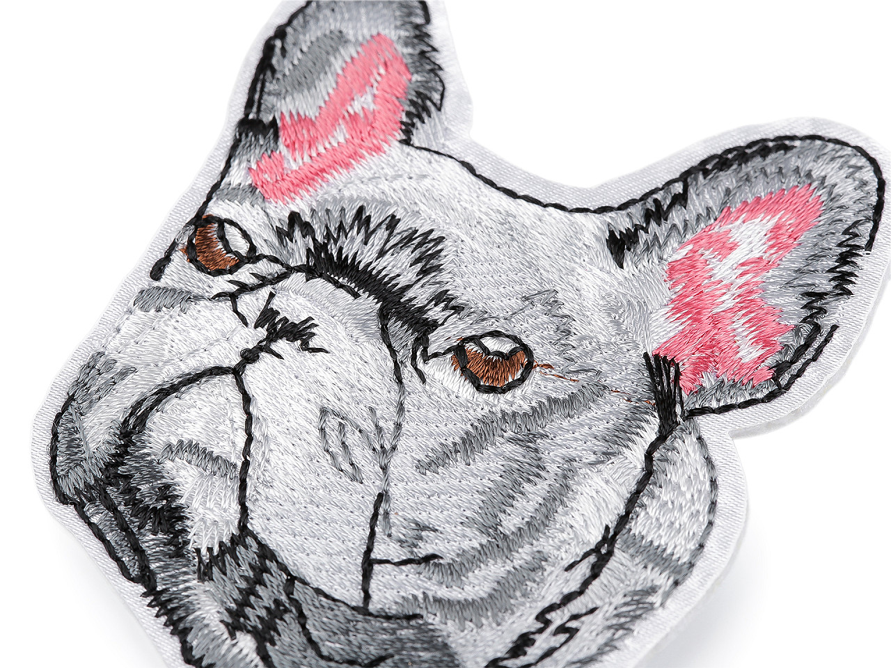 Aplicație termoadezivă câine - Albastru delta (10 Bucăți)