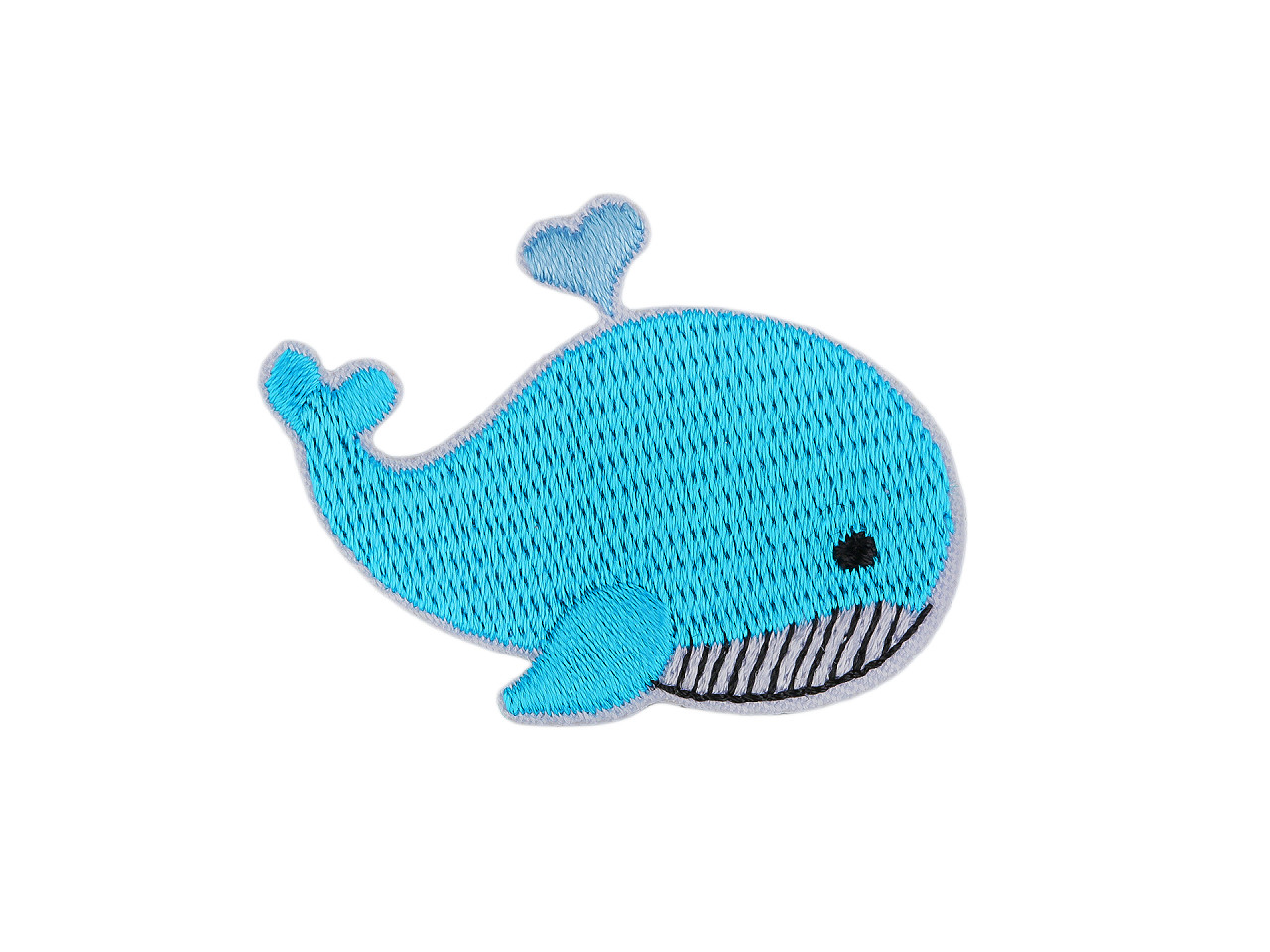 Aplicație termoadezibilă balenă, broască, bufniță, cal - Verde (10 Bucăți)