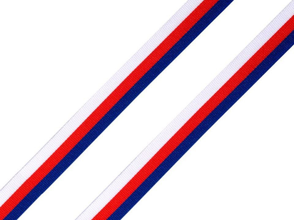 Panglică din tafta tricoloră, lățime 10 mm - Conform imaginii (50 Metri) Panglică din tafta tricoloră, lățime 10 mm - Conform imaginii (50 Metri)