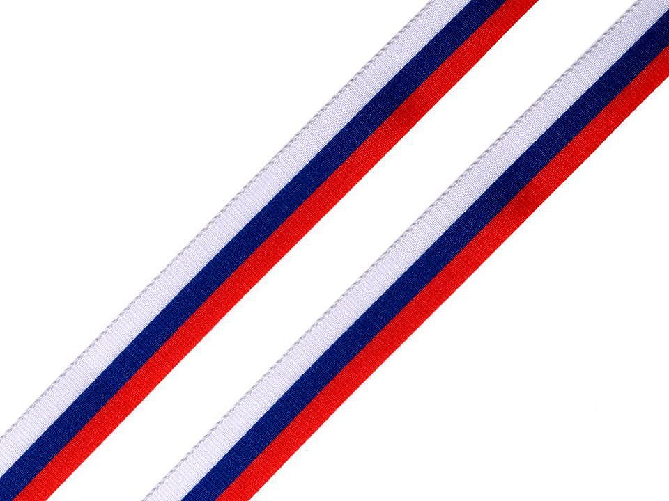 Panglică din tafta tricoloră, lățime 10 mm - Conform imaginii (50 Metri) Panglică din tafta tricoloră, lățime 10 mm - Conform imaginii (50 Metri)