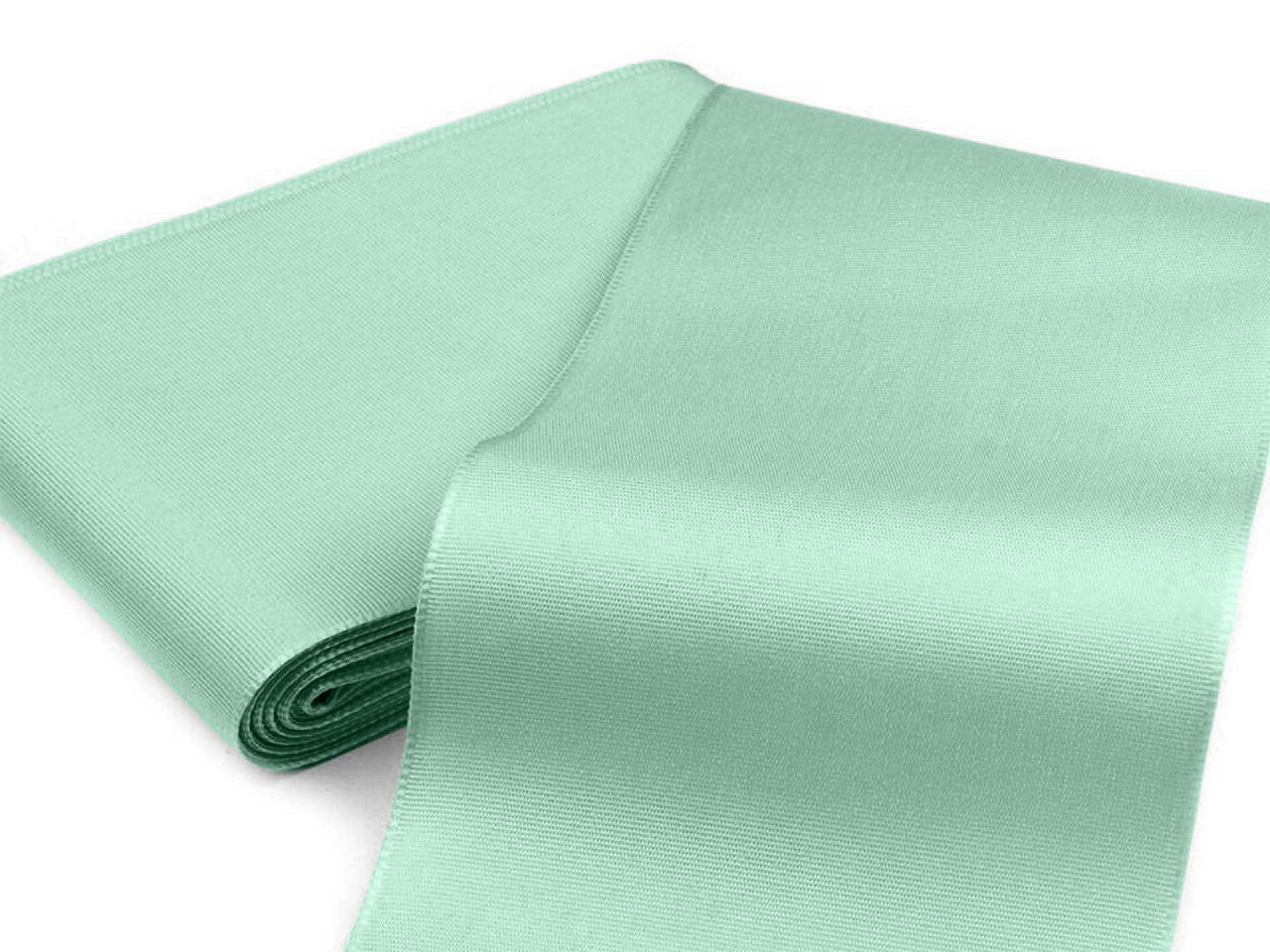 Panglică din tafta, lățime 10,8 cm - Alb (10 Metri)