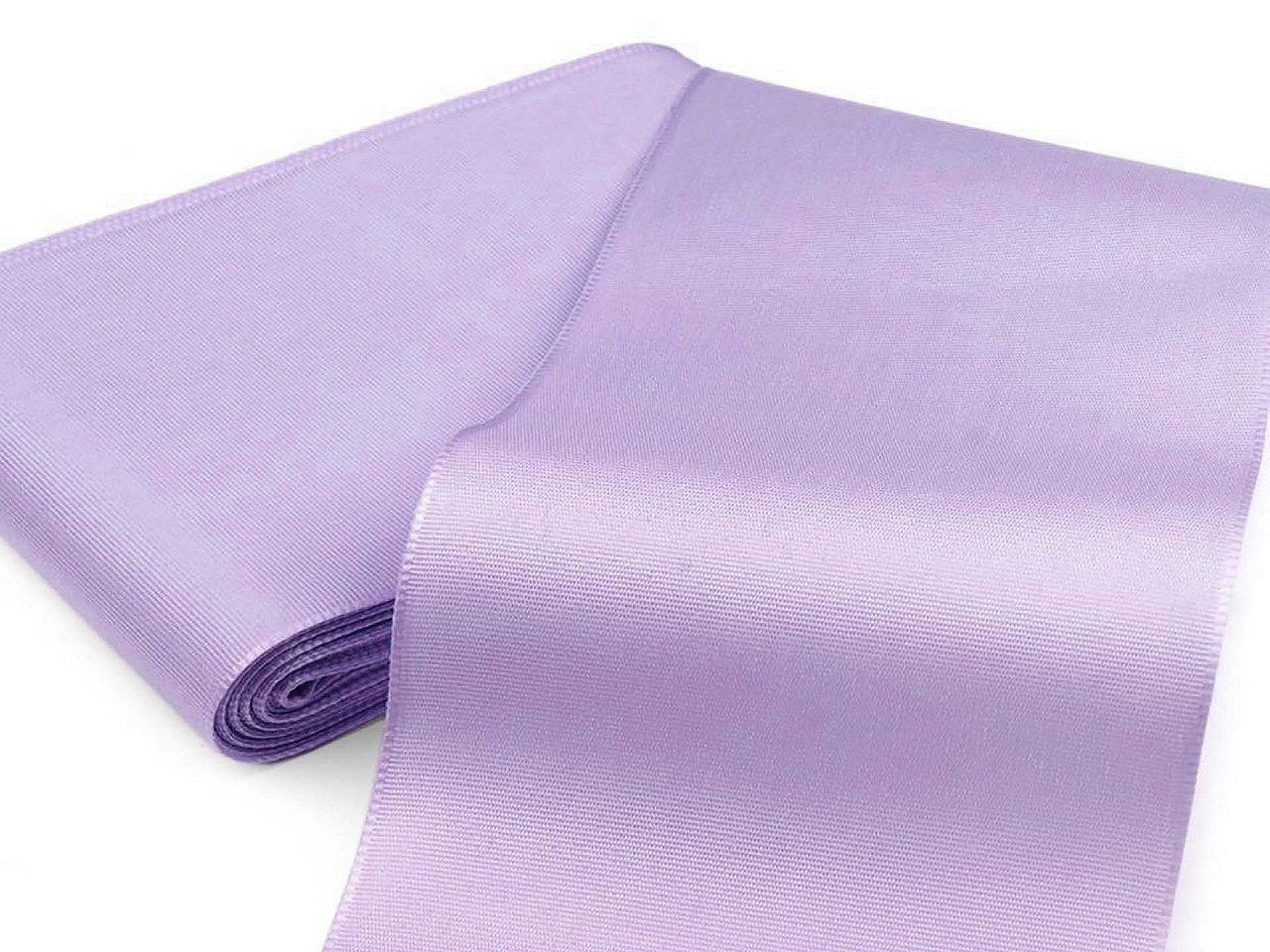 Panglică din tafta, lățime 10,8 cm - Alb (10 Metri)