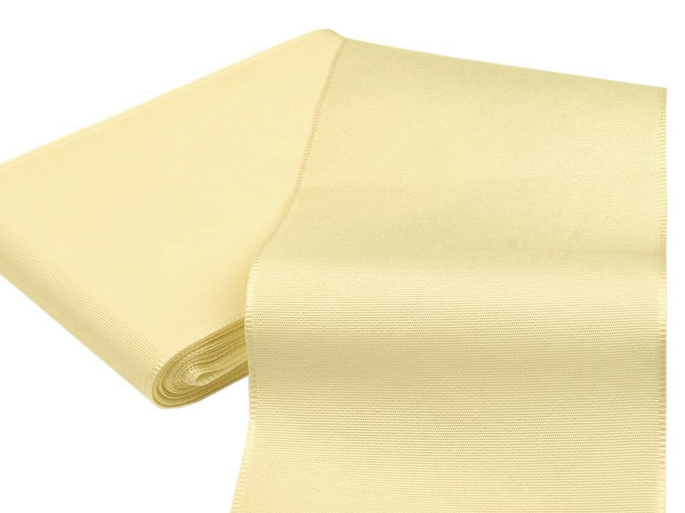 Panglică din tafta, lățime 10,8 cm - Alb (10 Metri)