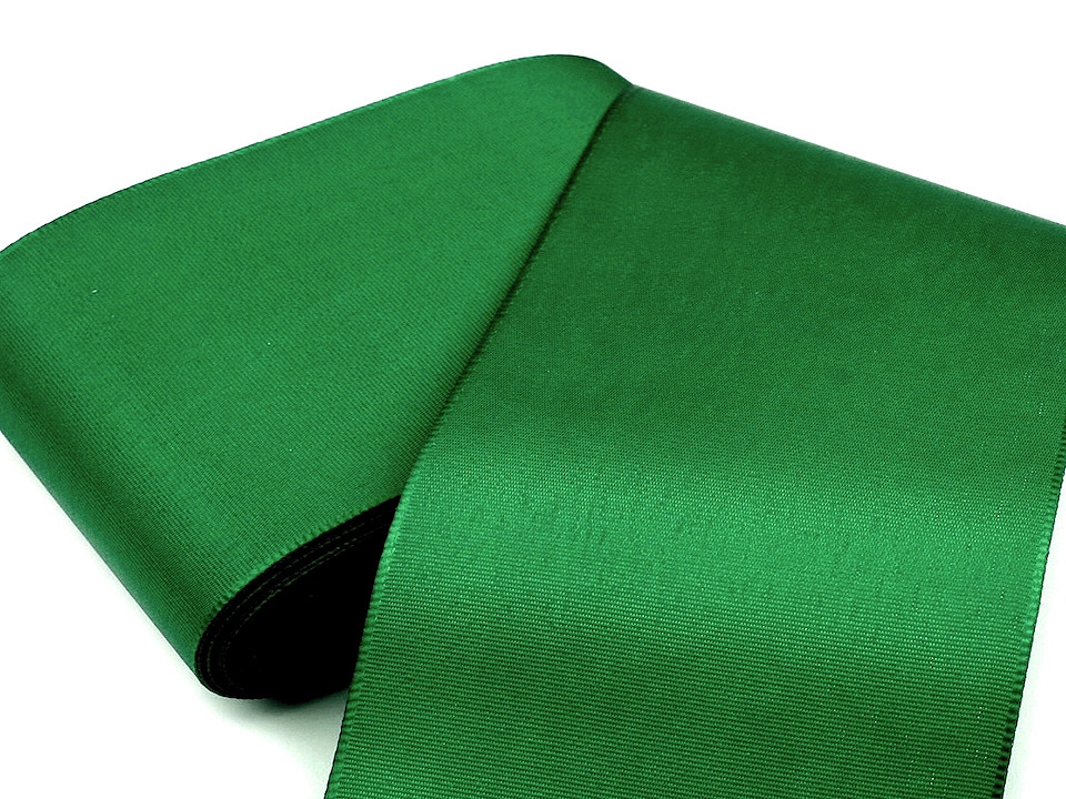 Panglică din tafta, lățime 10,8 cm - Alb (10 Metri)