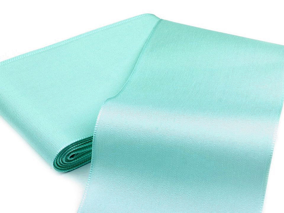 Panglică din tafta, lățime 10,8 cm - Alb (10 Metri)