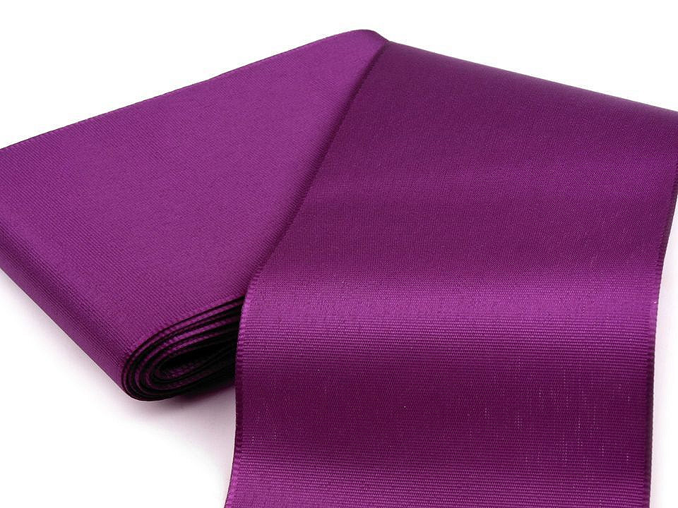 Panglică din tafta, lățime 10,8 cm - Alb (10 Metri)