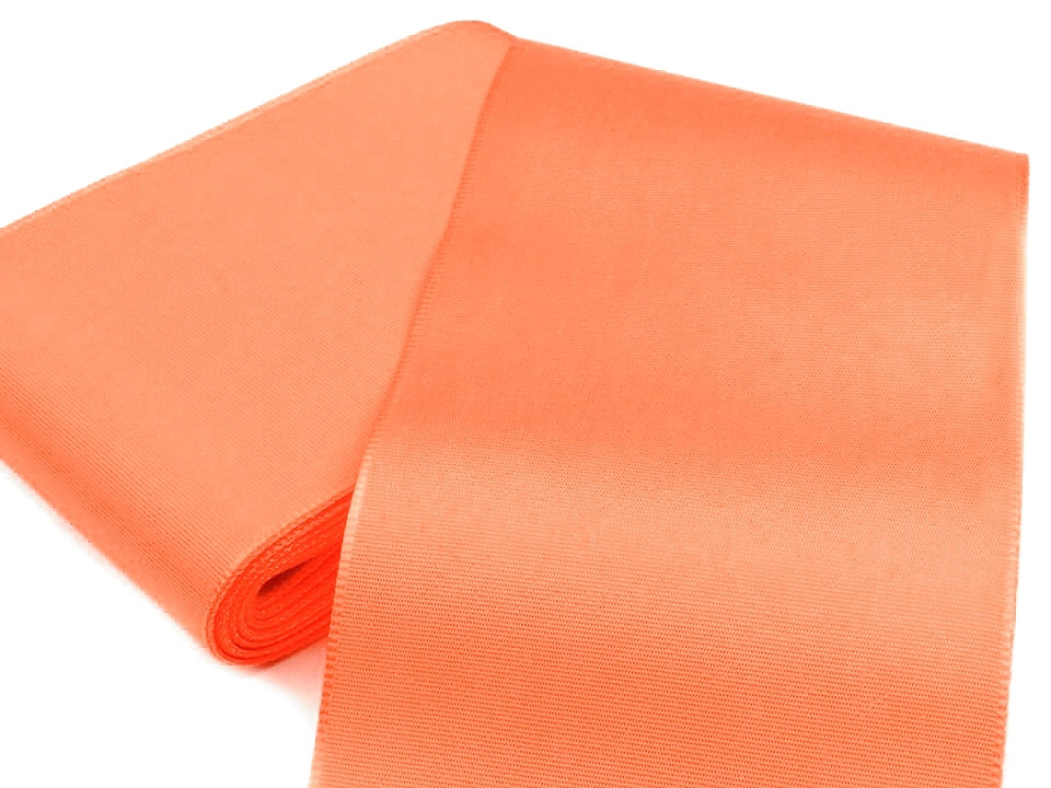 Panglică din tafta, lățime 10,8 cm - Alb (10 Metri)