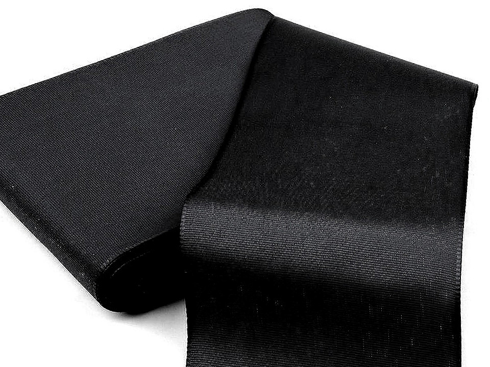 Panglică din tafta, lățime 10,8 cm - Alb (10 Metri)