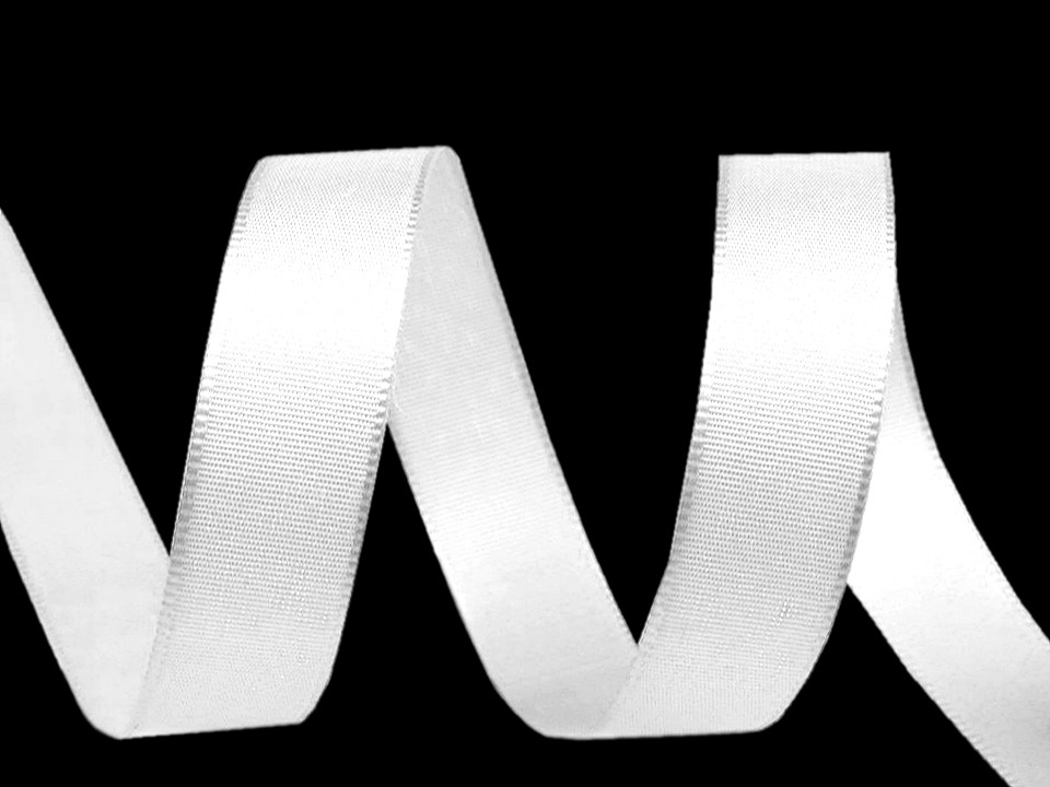 Panglică din tafta, lățime 15 mm - Gri foarte deschis (10 Metri)