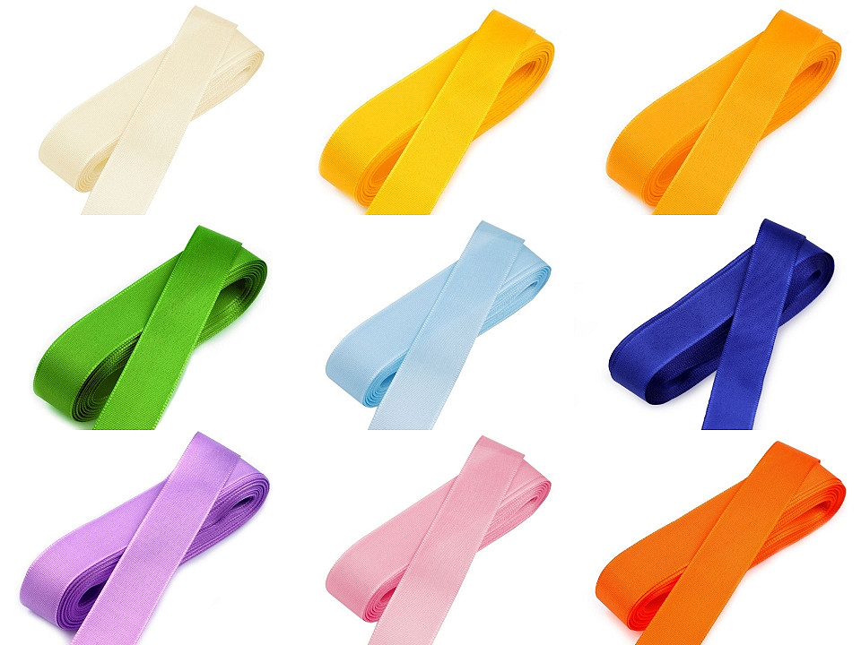 Panglică din tafta, lățime 15 mm - Gri foarte deschis (10 Metri)