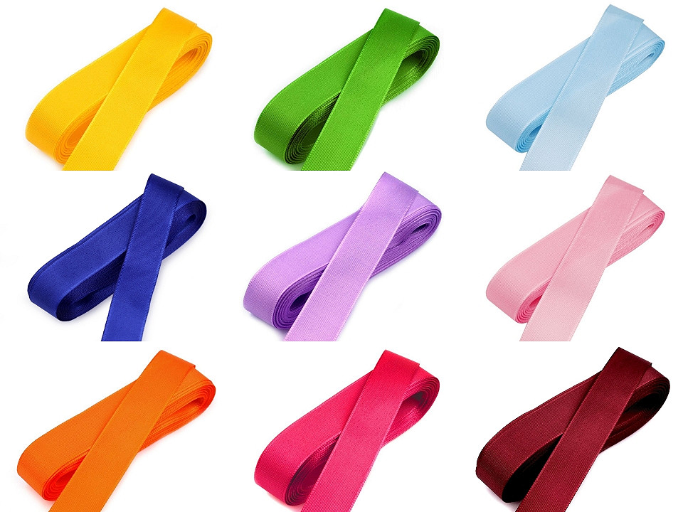 Panglică din tafta, lățime 15 mm - Gri foarte deschis (10 Metri)