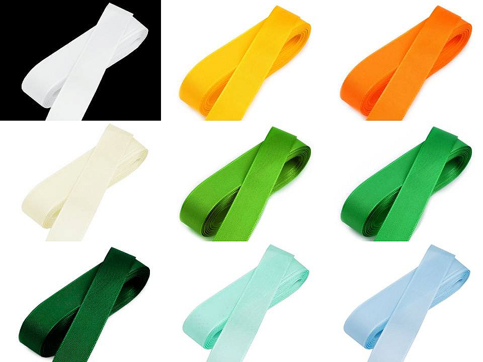 Panglică din tafta, lățime 15 mm - Gri foarte deschis (10 Metri)