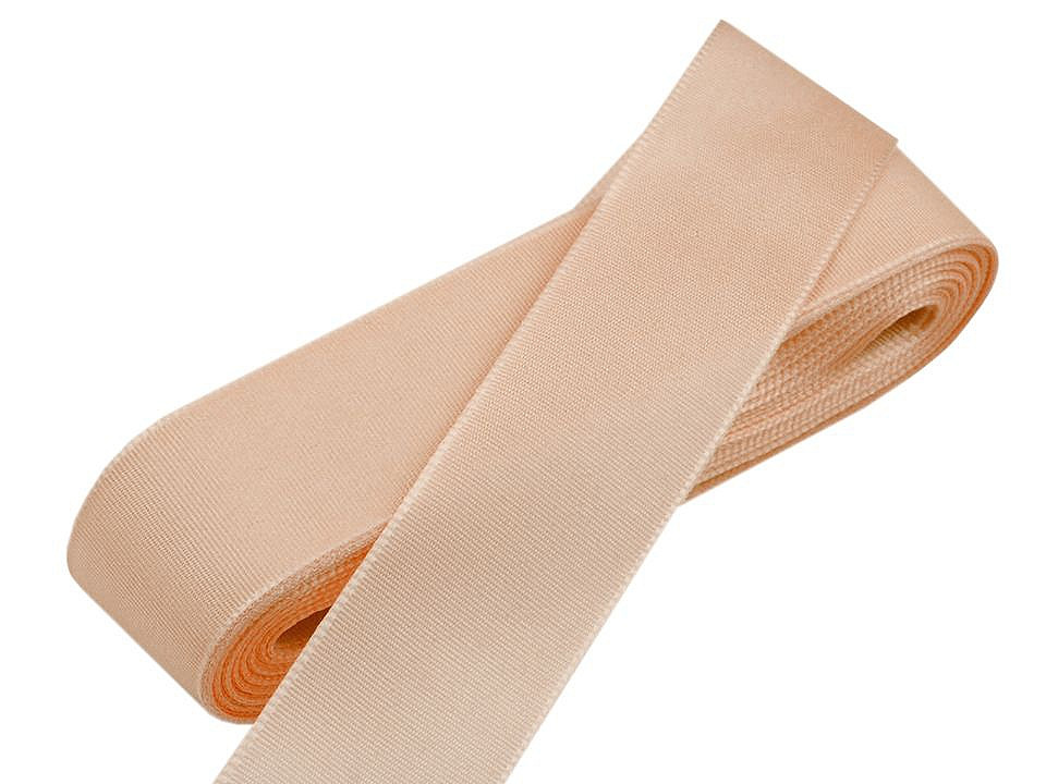 Panglică din tafta, lățime 25 mm - Alb (100 Metri) Panglică din tafta, lățime 25 mm - Alb (100 Metri)