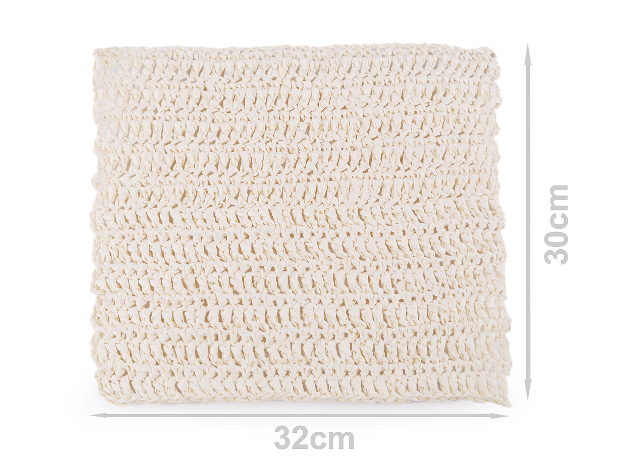 Rafie pentru impletit genti 5-8 mm - Roz pudrat (1 Bucată)