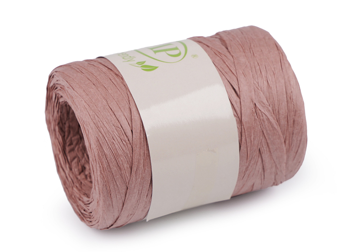 Rafie pentru impletit genti 5-8 mm - Roz pudrat (1 Bucată)