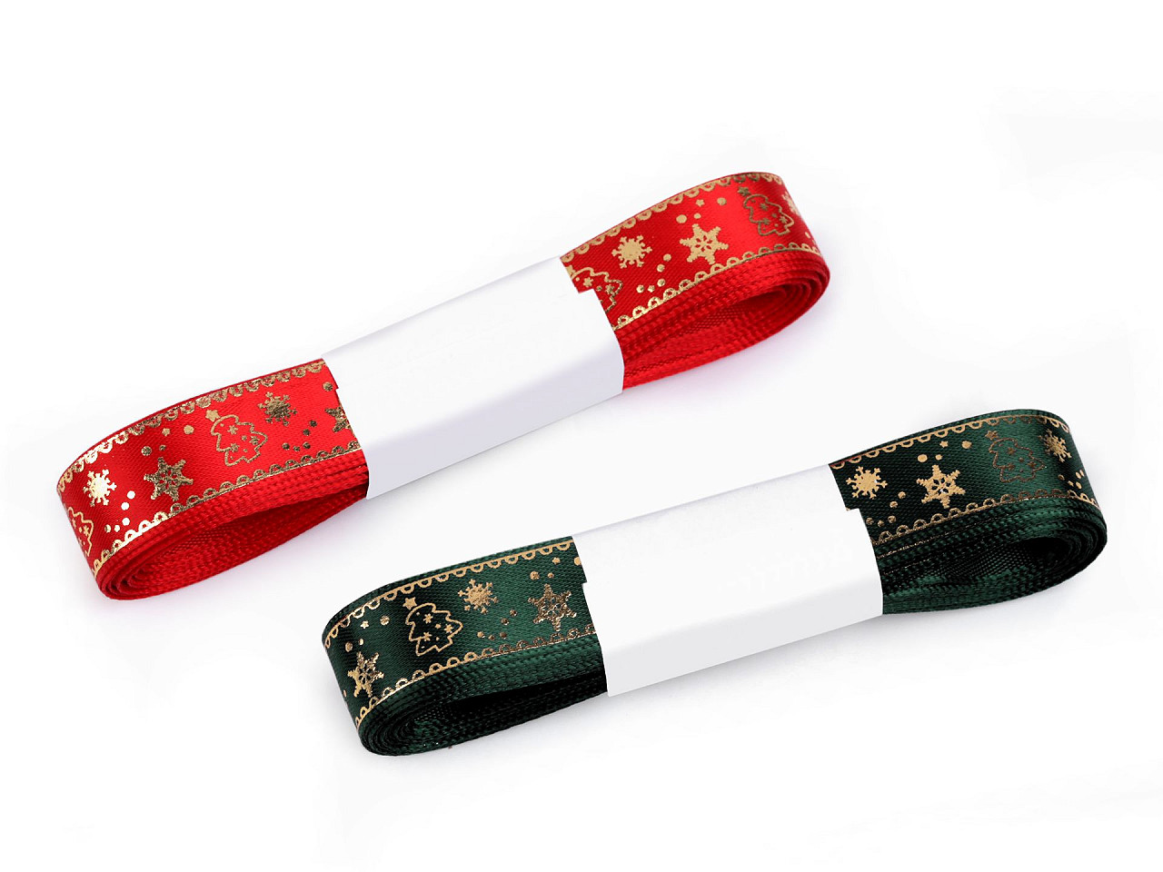 Panglică din satin de crăciun 15 mm - Roșu (90 Metri) Panglică din satin de crăciun 15 mm - Roșu (90 Metri)