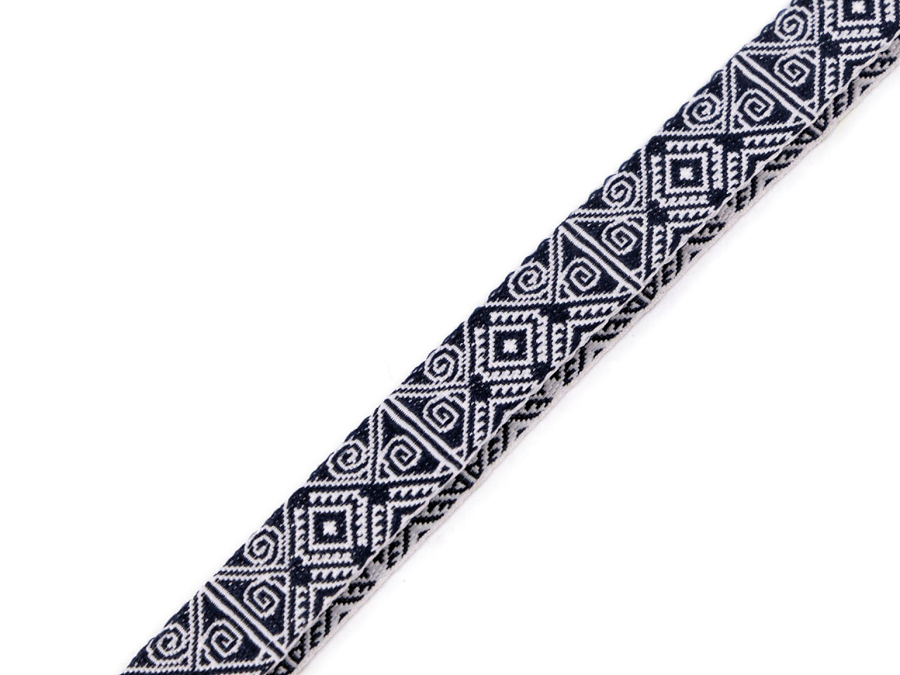 Panglica / banda pentru borduri 25 mm - Negru-albastru (18 Metri)