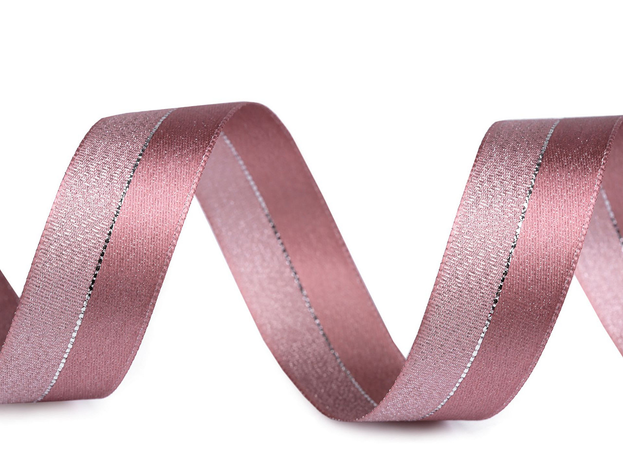 Panglica cu lurex latime 25 mm - Argintiu (20 Metri)