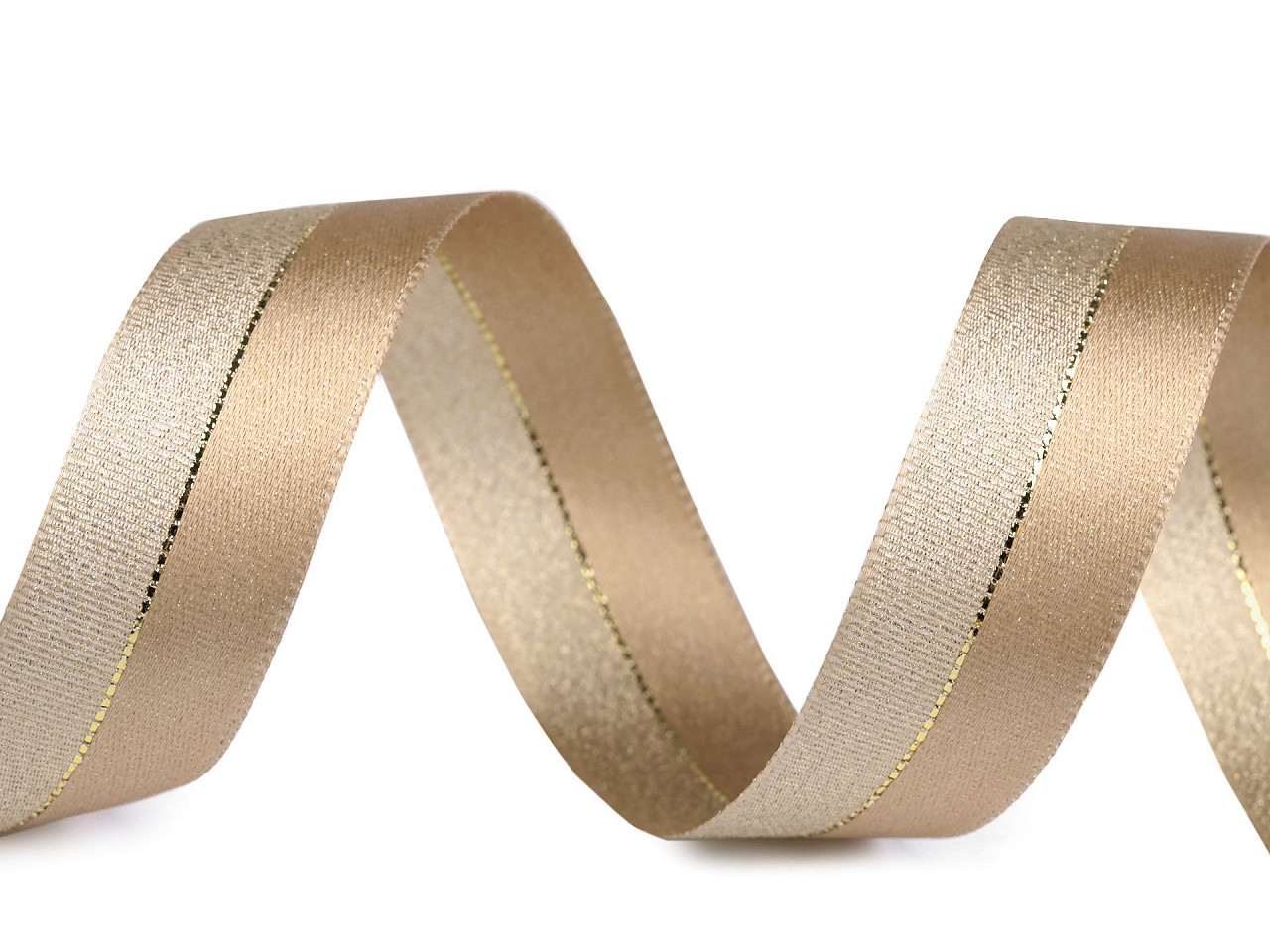 Panglica cu lurex latime 25 mm - Argintiu (20 Metri)