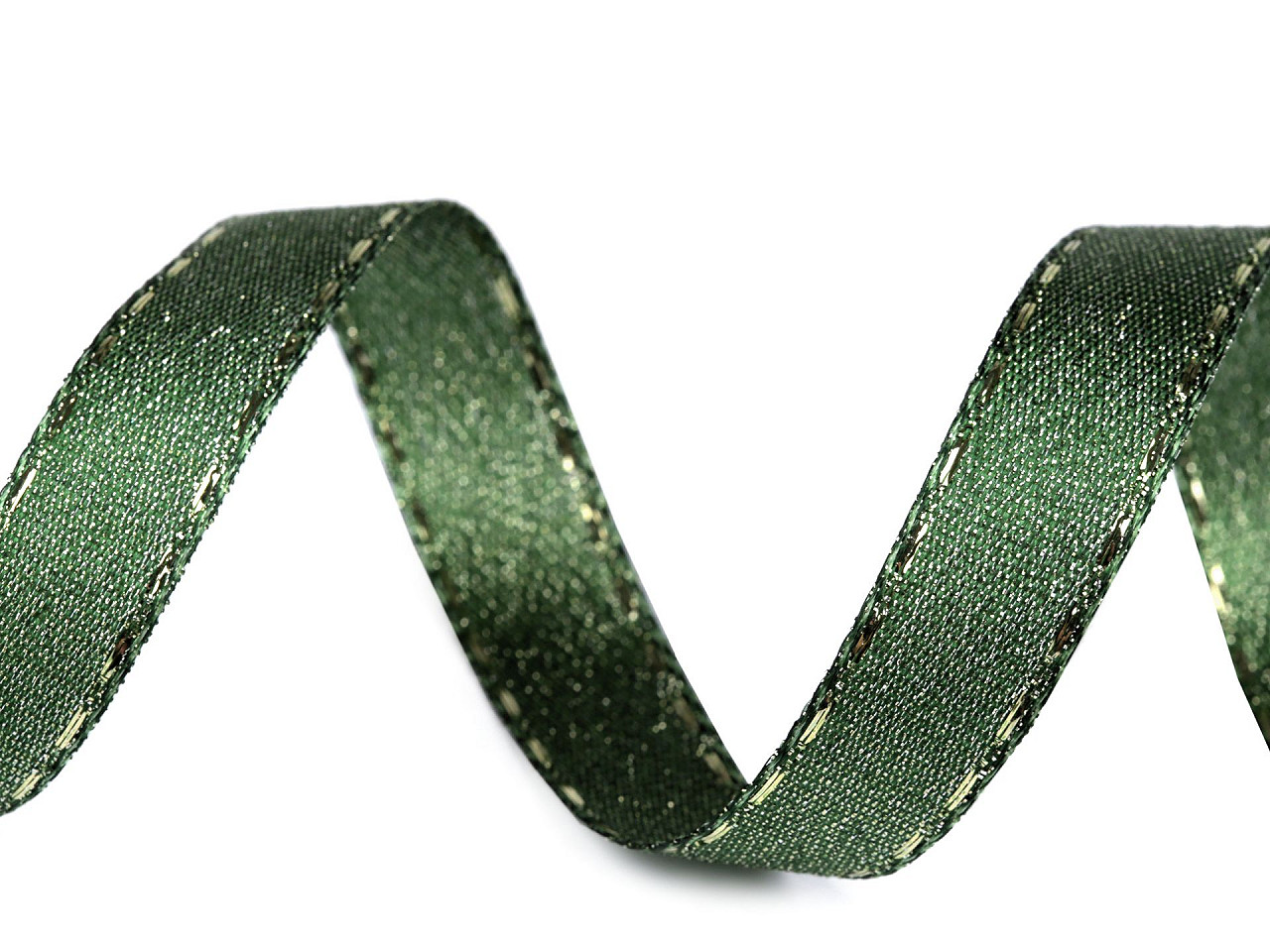 Panglica cu lurex latime 15 mm - Auriu deschis (10 Metri)