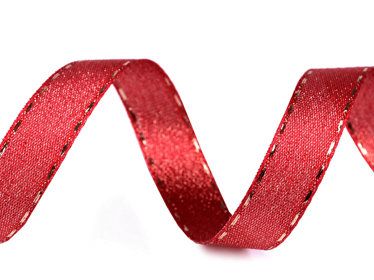 Panglica cu lurex latime 15 mm - Auriu deschis (10 Metri)