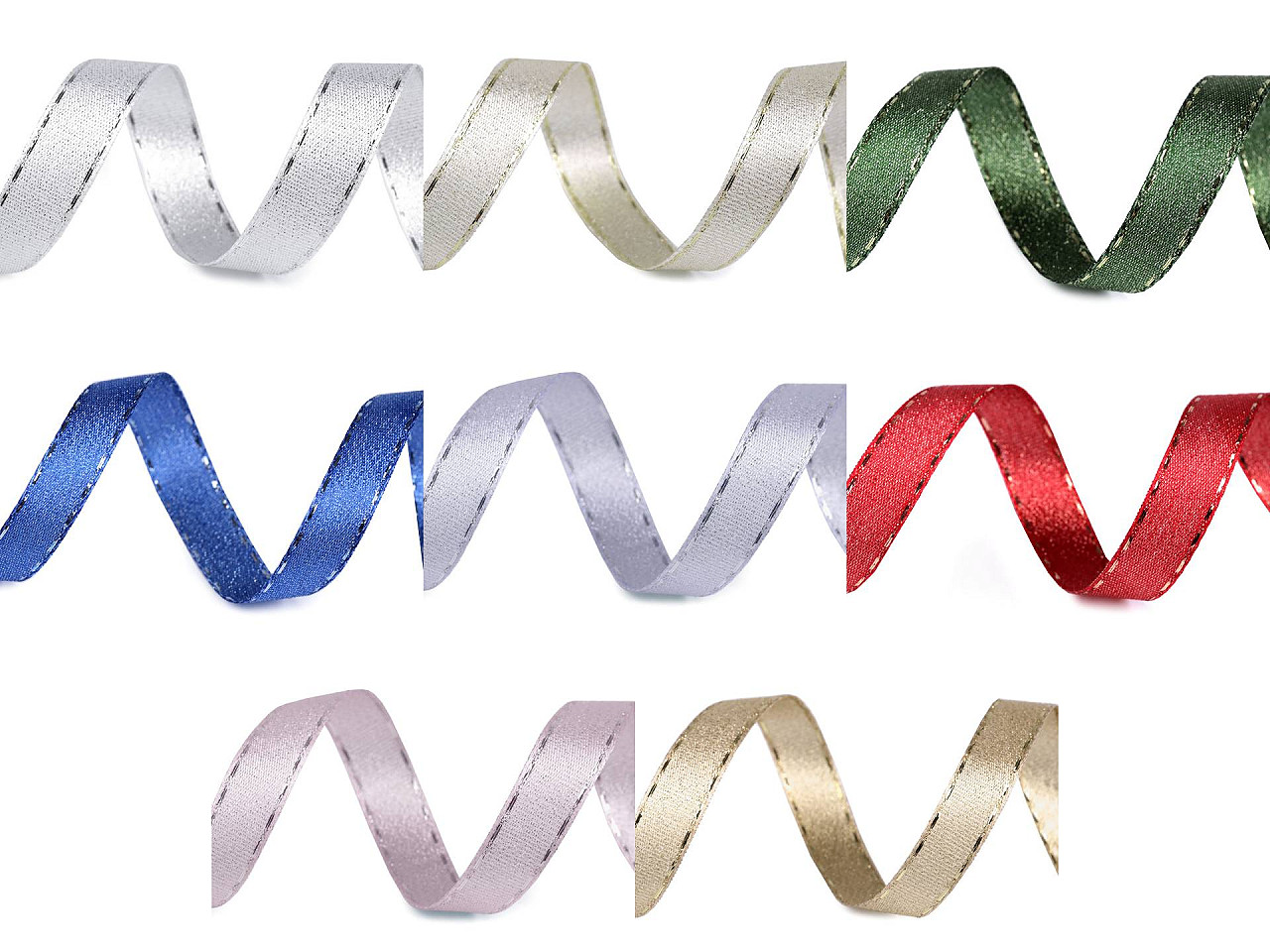 Panglica cu lurex latime 15 mm - Auriu deschis (10 Metri)