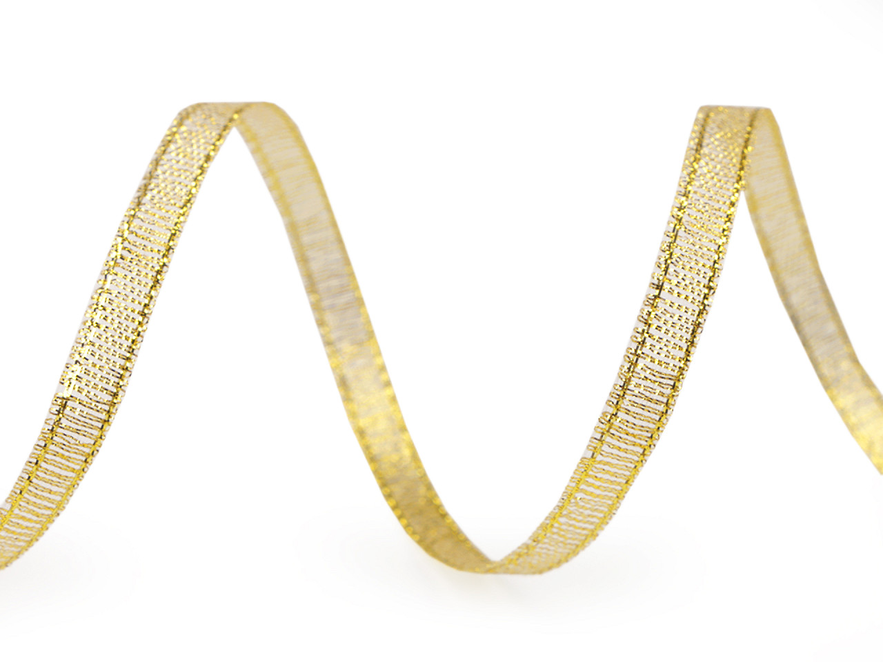 Panglica brocart cu lurex latime 6 mm - Argintiu (1 Metru)