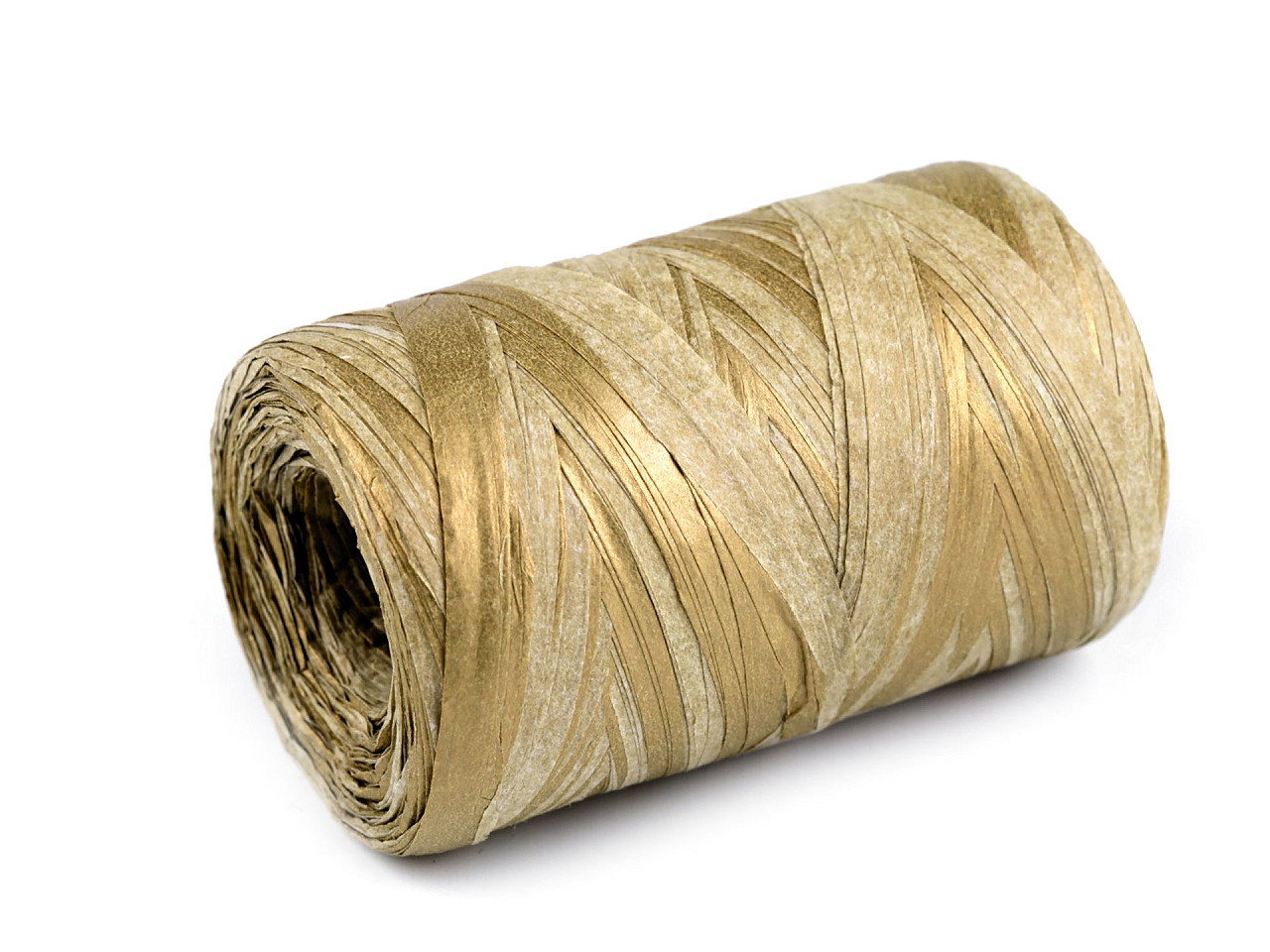 Rafie pentru impletit genti, latime 5-8 mm - Auriu deschis (1 Bucată)